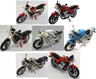Conjunto de 7 tipos "1/24 Weekly Shonen Magazine, Custom Bike Collection Part. 2, He and Lalabai & Balibari Legend"
