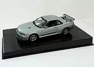 1/43NISSAN SKYLINE R34GT-R V-SPECII(銀色)[57332]