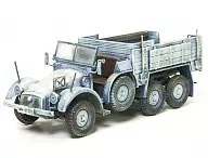 1/72 WW.II ドイツ国防軍 Kfz.70 クルップ・プロッツェ 6×4 兵員輸送隊 冬季迷彩ver. 完成品 [DRR60501]