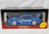 1/18NISSAN SKYLINE GTR R34JGTC2001CALSONIC日新火灾#12(天蓝)「MOTORSPORT」[80176]