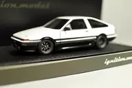 1/43 Toyota Sprinter Trueno 3 dr GT Apex AE86 (White x Black) [IG0484]