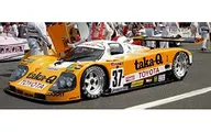 1/43 Taka-Q Toyota 90C-V 1990 Le Mans Bridgestone #37 (Yellow x White) [1072]