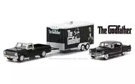 1/64 1972 Ford F-100 with 1955 Cadillac Fleetwood Series 60 Special in Enclosed Car Hauler 「The Godfather (1972)/Hollywood Hitch ＆ Tow Series 3」 [31030]