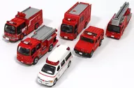 "Fire Fighting Vehicle Collection," 6-Type Set 2008 LAWSON Canned Coffee (2-Can Set) Campaign Item