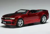 1/43 シボレー カマロ 2014 コンバーチブル(メタリックダークレッド×ブラックストライプボンネット) [MOC203]