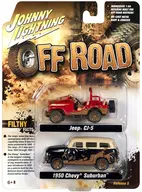 1/64 JEEP CJ-5 ＆ 1950 CHEVY SUBURBAN 2 Pack [JLSP060]