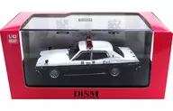 1/43 330 Cedric Patrol Car Square Sonic Type Enkei Corporation Baja Metropolitan Police Department (White x Black) [0093788]