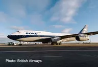 1/500 747-400 aerolínea British Airways G-BYGC 100 th Anniv. BOAC [HE533317]