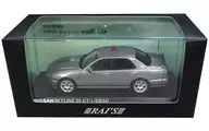 1/43 NISSAN SKYLINE 25 GT-t ER34 MASK PATROL CAR 1999 岡山県警察 高速道路交通警察隊車両(シルバー) [H7439901]