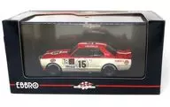 1/43 Nissan Skyline GT-R KPGC10 Racing 1973 #15 (White x Red) [44138]