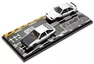 1/64 Initial D Set Vol. 1 Fujiwara Takumi Torino AE86 & Shinji Inui Torino 2 puertas AE86 [MD64201]
