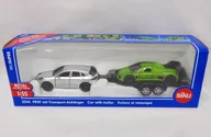 1/55 PKW mit Transport-Anhanger Car with trailer Voiture et remorque (conjunto de dois) [2544]
