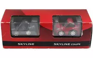チョロQ SKYLINE(ブラック)＆SKYLINE COUPE(レッド) 2台セット