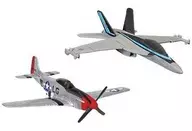 Maverick 's F/A-18 Hornet & P-51D Mustang 2 Machine Set "Top Gun Marverick" [CGCS90683]
