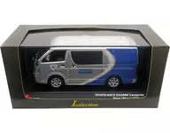 1/43 TOYOTA HIACE SAGA TRANSPORTER (Silver x Blue) [JC35005SA]