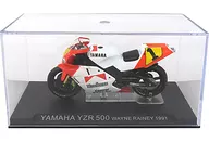 [Item único] 1/24 Yamaha YZR500 WAYNE RAINEY 1991 #1 (Branco x Vermelho) "Biweekly Champion Bicycles Collection No. 8" Itens incluídos