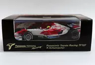 1/43 Panasonic Toyota賽車TF107 DENSO#11(白色×紅色)[AM60128]