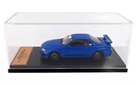 [単品] 1/43 NISSAN SKYLINE GT-R(BNR34) 1999(ブルー) 「国産名車プレミアムコレクション 全国版 27」 同梱品