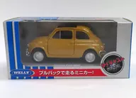 Fiat NUOVA 500 (Brown x Black) "NEX MODELS" Pull Back Car [43606]