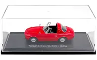 [A la carte] 1/43 Toyota Sports 800 1965 (Red) "Domestic Best Car Collection VOL. 12" Included