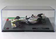 [Single Item] 1/43 Brown BGP001 2009 ITAIVPAVA (White x Yellow) "F1 Machine Collection National Edition" No. 23 Bundled item