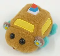 教習チョコ(ブラウン×グリーン) 「PUI PUI モルカー」 びゅんびゅん! PUIPUIモルカー DRIVING SCHOOL プルバックカー