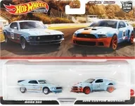 1/64 Hot Wheels Premium 2 Packs - 1969 Ford Mustang BOSS 302 / 2014 Custom Mustang [HKF58]