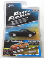 1/55 Letty's Plymouth Barracuda (Black x Gray) "Wild Speed" [14704]