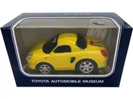 TOYOTA MR-S (Yellow) Pullback Car Toyota Automobile Museum Original [MR12YE-070]