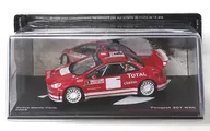 [単品] 1/43 Peugeot 307 WRC Rally Monte-Carlo 2004 TOTAL #5(レッド×ホワイト) 「ラリーカーコレクション全国版 31」 同梱品
