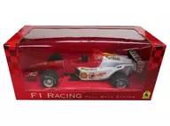 F1 RACING PULLBACK SYSTEM aces #5 (rojo x blanco) pullback car