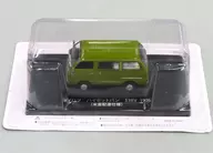 [A la carte] 1/43 Daihatsu Hizette Van S38V 1976 Especificação de entrega de loja de arroz (khaki) "Nostálgica Commercial Vehicle Collection vol. 23" Itens incluídos