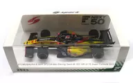 1/43 BYOBUGAURAB-MAX SF23B-MAX Racing Team M-TEC HR-417E Super Formula 2023 MOTUL #50 (Yellow x Black x Red) [SFJ017]