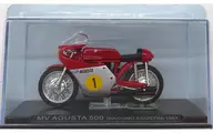 [Single Item] MV AGUSTA 500 1967 (Red x Silver) "Bi-Weekly Champion Bike Collection No. 22" bundled item