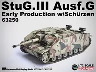 1/72 WW.II德军III号突击炮G型初产型舒尔岑装备第115装甲大队1943年意大利成品[DRR63250]