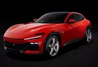 1/43 Ferrari Purosangue 2023 - Panoramic Roof Standard Rims Red Corsa [BBRC283N1]