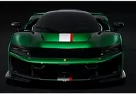 1/43 Ferrari F80 carbon optional Green Jewel - bicolor wheels carbon and silver [BBRC305F1]