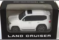 Toyota Land Cruiser 300(白色)彩色樣品用展示Model Pull Back Car