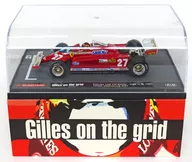 1/43 Ferrari 126 CK turbo Italy G. P. 1981 Gilles Villeneuve #27 (red) [KBB02]
