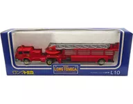 1/110 アメリカン ハシゴ消防車 SAN DIEGO FIRE DEPT.(レッド/日本製) 「ロングトミカ L10」