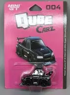 Nissan Skyline GT-R R34 LB-ER34 Suoer Silhouette Skyline(ブラック) 「MINI GT QUBE CARZ No.004」 [QZ00401-BL]
