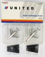 1/400 UNITED Boeing727-100 #N7004U＆Boeing727-200 #N7641U 「Jet-X MILLENNIUM SERIES」 [JX043]