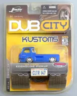 1/64 ’65 FORD ECONOLINE PICKUP(メタリックブルー) 「DUB CITY KUSTOMS」 WAVE 14 [12002]