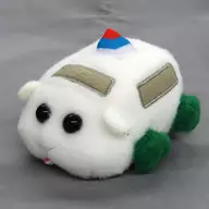 教習シロモ(ホワイト×ブラウン×グリーン) 「PUI PUI モルカー」 びゅんびゅん! PUIPUIモルカー DRIVING SCHOOL プルバックカー