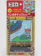 ハンカチマップセット 5 鉄道 D-51(ブラック) 「トミカ」