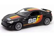 1/34-1/39 トヨタ 86 #86 (ブラック×イエロー/オレンジ/レッドライン) 「プルバックシリーズ」 [WE43669S1BK]