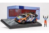 1/43 ヒョンデ i20 N Rally 2025年 ラリーサウジアラビア O.Tanak/M.Jarveoja #8 フィギュア付き [RAM1017LM1]