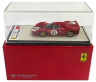 1/43 FERRARI 330P P4 S.E.F.C.#0858 24h Le Mans 1967 2nd #21(レッド) [EM064]