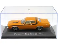 [単品] 1/43 1974 PLYMOUTH ROAD RUNNER(イエロー) 「隔週刊 アメリカンカーコレクション 全国版 76」 同梱品