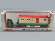 1/100 いすゞ V12 ハウストレーラー(ホワイト×グリーン×レッド/日本製) 「ロングトミカ L15」